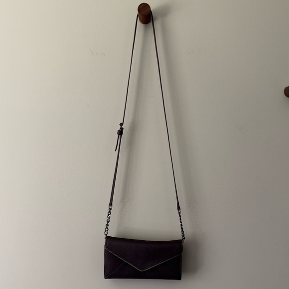 REBECCA MINKOFF CLEO WALLET ON A CHAIN CONVERTIBLE CROSSBODY CLUTCH PURSE - Picture 13 of 13